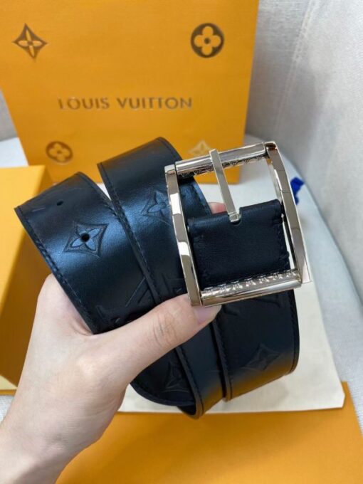 Replica Louis Vuitton Reverso 40MM Reversible Belt Monogram Leather MP311V 2