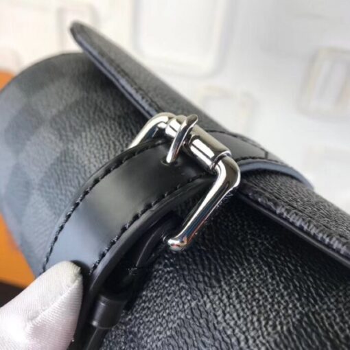 Replica Louis Vuitton 3 Watch Case Damier Graphite N41137 3