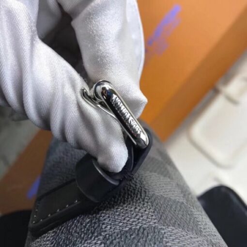 Replica Louis Vuitton 3 Watch Case Damier Graphite N41137 6