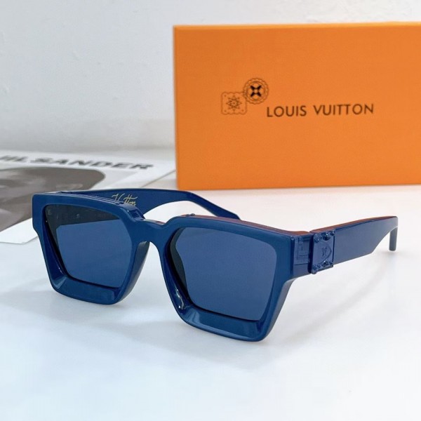 lv millionaire sunglasses blue