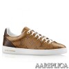 Replica Louis Vuitton Frontrow Sneaker In Leather And Monogram 9