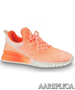 Replica Louis Vuitton Men’s Orange V.N.R Sneakers