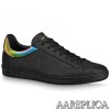 Replica Louis Vuitton Blue/Black LV Trail Sneakers 9