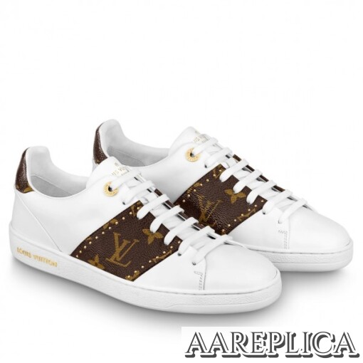 Replica Louis Vuitton Women’s Frontrow Sneakers With Studs
