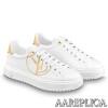 Replica Louis Vuitton White LV Crafty Stellar Sneakers 10