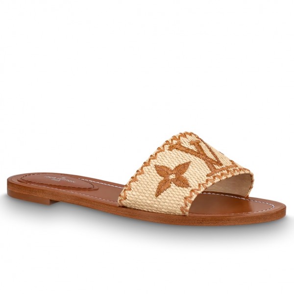 Louis Vuitton sandals brown replica
