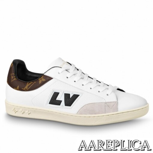 Replica Louis Vuitton Luxembourg Sneakers with Monogram Heel