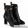 Replica Louis Vuitton Silhouette Ankle Boots In Shearling 10