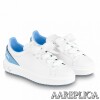 Replica Louis Vuitton Time Out Sneakers With Blue Transparent Rubber 10
