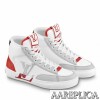 Replica Louis Vuitton White/Gold Time Out Sneakers 10