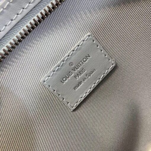 Replica Louis Vuitton Double Flat Messenger Bag White Monogram M44640 6