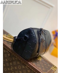Replica Louis Vuitton City Keepall Bag In Monogram Seal Leather M57955 2