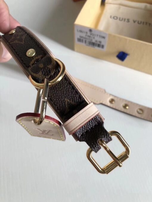Replica Louis Vuitton Baxter Dog Collar PM M58072 4