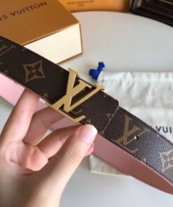 Replica Louis Vuitton LV Initiales 30MM Reversible Belt Monogram M9052U 2