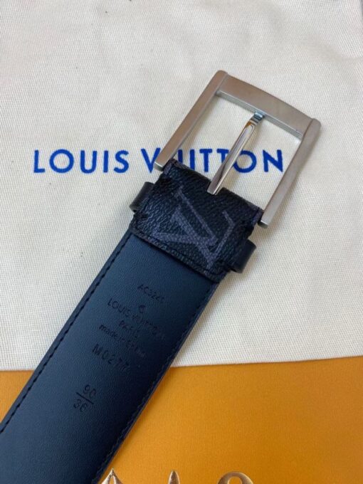 Replica Louis Vuitton Downtown 40mm Belt Monogram Eclipse M0375V 4