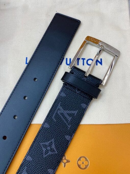 Replica Louis Vuitton Downtown 40mm Belt Monogram Eclipse M0375V 5