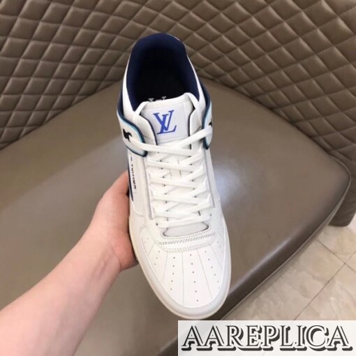 Replica Louis Vuitton LV Trainer Sneakers In White Leather 7