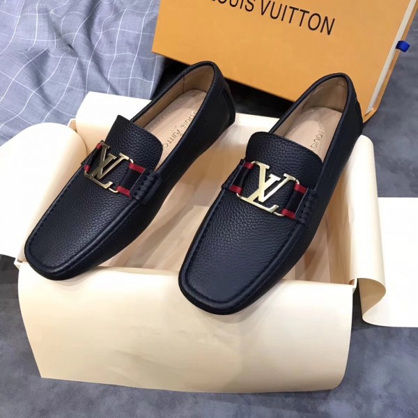 Monte carlo leather flats Louis Vuitton White size 9 UK in Leather