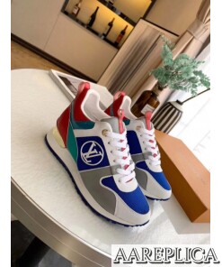 Replica Louis Vuitton Women’s Blue Run Away Sneaker 2