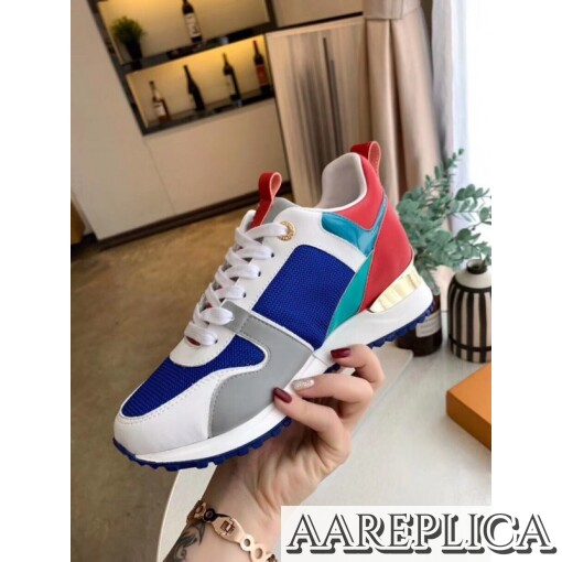 Replica Louis Vuitton Women’s Blue Run Away Sneaker 4