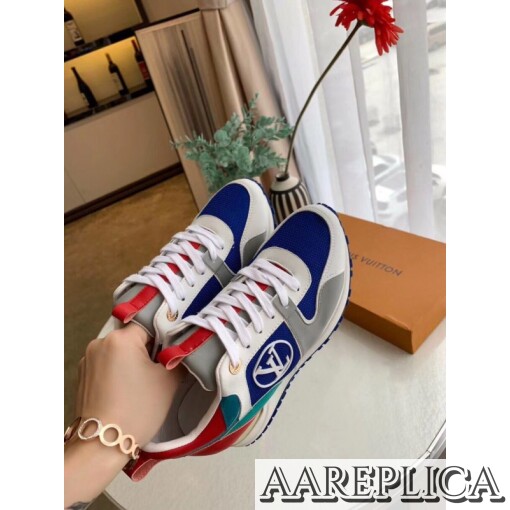 Replica Louis Vuitton Women’s Blue Run Away Sneaker 5