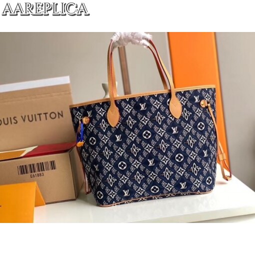 Replica Louis Vuitton Since 1854 Neverfull MM Tote Bag M57484 5