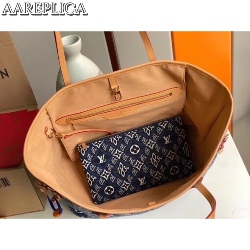 Replica Louis Vuitton Since 1854 Neverfull MM Tote Bag M57484 7