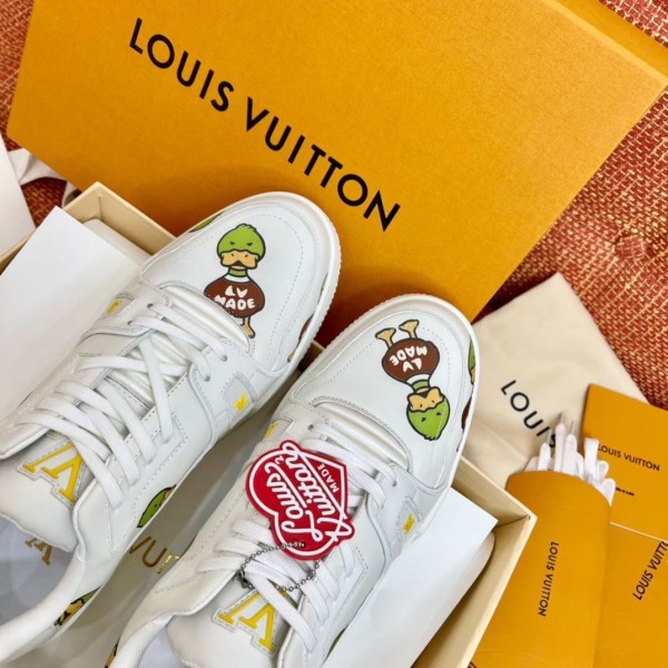 Louis Vuitton LV Trainer 2020 SS Louis Vuitton LV Trainer Nigo Duck Sneaker