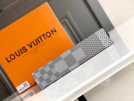 Replica Louis Vuitton Pochette Voyage MM Damier Graphite 3D N60443 7