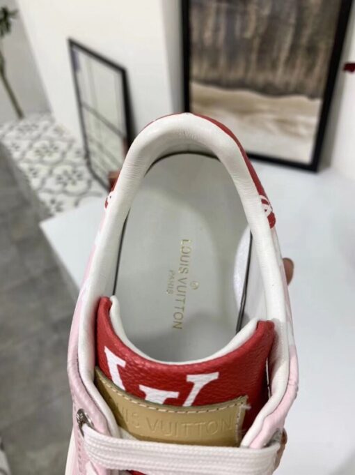 Replica Louis Vuitton Rose/Rouge Time Out Sneaker 3