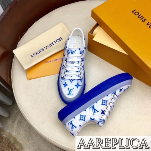 Replica Louis Vuitton Blue Stellar Sneakers 6