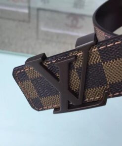 Replica Louis Vuitton LV Initiales Belt Damier Ebene M9807S 2