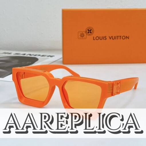 Replica Louis Vuitton Orange 1.1 Millionaires Sunglasses Z1600W 2