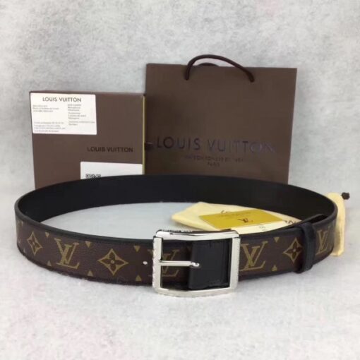 Replica Louis Vuitton Reverso 40MM Belt Monogram Macassar M9007S 4