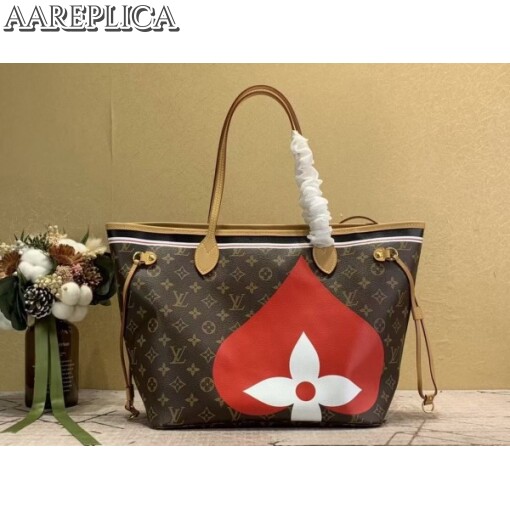 Replica Louis Vuitton Game On Neverfull MM Tote Bag M57452 5