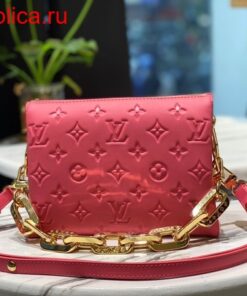 Replica Louis Vuitton COUSSIN BB Bag Fluo Pink M20750 2