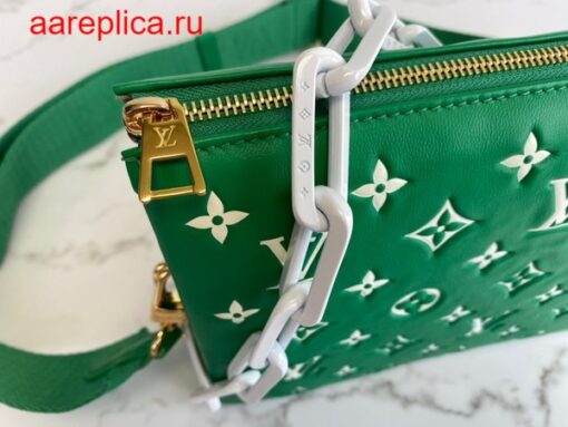 Replica Louis Vuitton COUSSIN PM Bag Green M20760 7