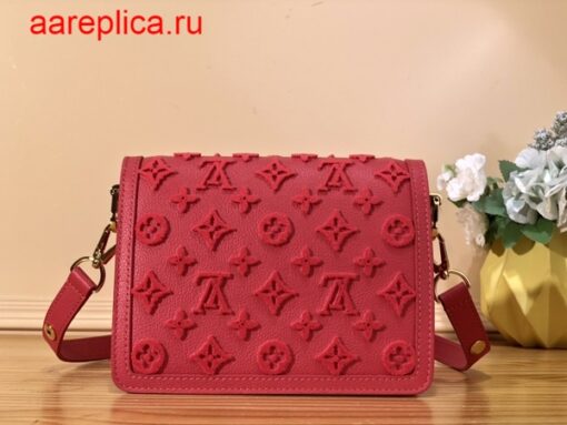 Replica Louis Vuitton MINI DAUPHINE Bag Fluo Pink M20747 3