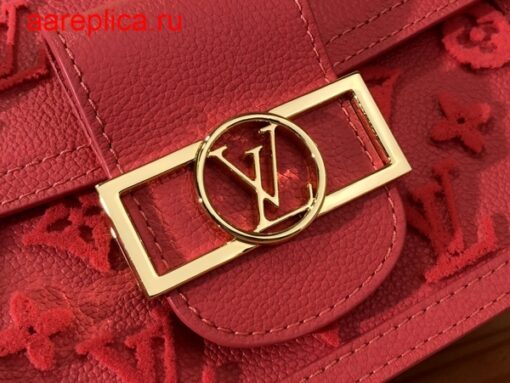 Replica Louis Vuitton MINI DAUPHINE Bag Fluo Pink M20747 4