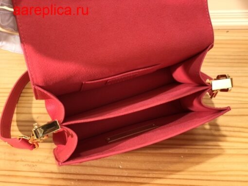 Replica Louis Vuitton MINI DAUPHINE Bag Fluo Pink M20747 9
