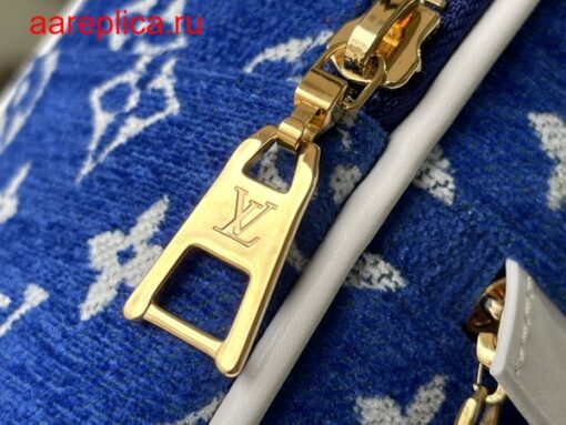 Replica Louis Vuitton PALM SPRINGS MINI Backpack Blue M46207 6
