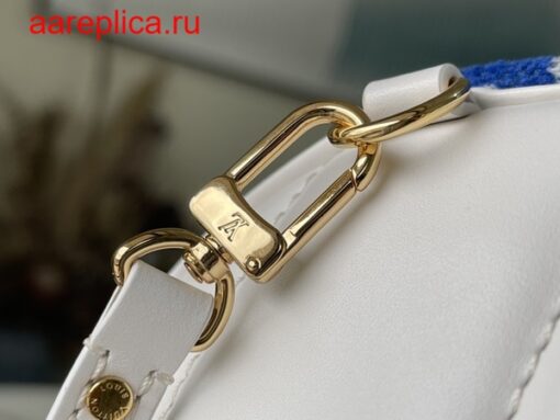 Replica Louis Vuitton PALM SPRINGS MINI Backpack Blue M46207 7