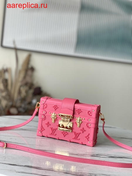 Replica Louis Vuitton PETITE MALLE Bag Fluo Pink M20745 1