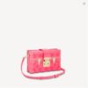 Replica Louis Vuitton MINI DAUPHINE Bag Fluo Pink M20747 12