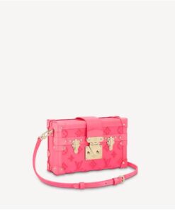 Replica Louis Vuitton PETITE MALLE Bag Fluo Pink M20745