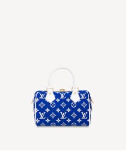 Replica Louis Vuitton SPEEDY BANDOULIERE 20 Bag Blue M20751 247x296
