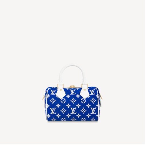Replica Louis Vuitton SPEEDY BANDOULIÈRE 20 Bag Blue M20751