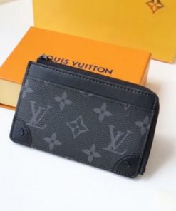 Replica Louis Vuitton Multi Card Holder Trunk Monogram Eclipse M80556 2
