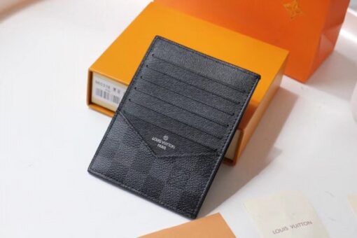 Replica Louis Vuitton ID Card Holder Damier Graphite N60378 6