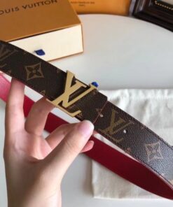 Replica Louis Vuitton LV Initiales 30mm Reversible Belt Monogram M0218W 2